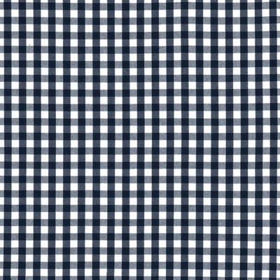 Kasmir Junction Plaid Navy in 5125 Blue Upholstery Cotton  Blend Fire Rated Fabric Medium Duty CA 117   Fabric